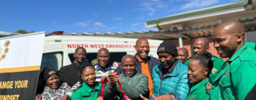 Bakgatla Platinum Mine aid the Health Department